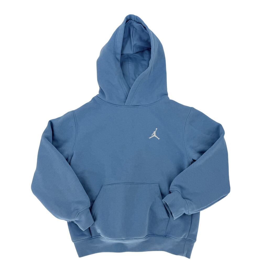 Jordan Boys Small Carolina Blue Hoodie Jumpman Pullover Sweatshirt 8-10‎ yrs